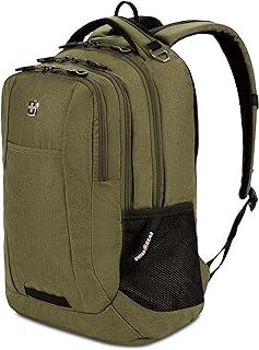 SwissGear Cecil 5505 Laptop Backpack, Olive, 18-Inch