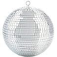 Alytimes Mirror Disco Ball - 8-Inch Cool and Fun Silver Hanging Party Disco Ball –Big Party Decorations, Party Design