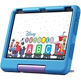 Amazon Fire 10 Kids tablet- 2023, ages 3-7 | Bright 10.1" HD screen with ad-free content and parental controls included, 13-h