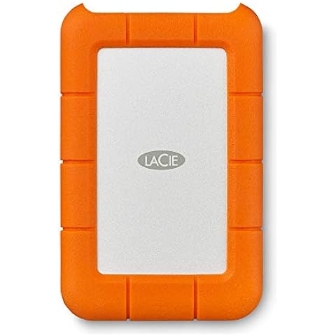 LaCie Rugged Mini 4TB External Hard Drive Portable HDD - USB 3.0 Compatible, Drop/Shock/Dust/Rain Resistant Shuttle Drive for Mac and PC