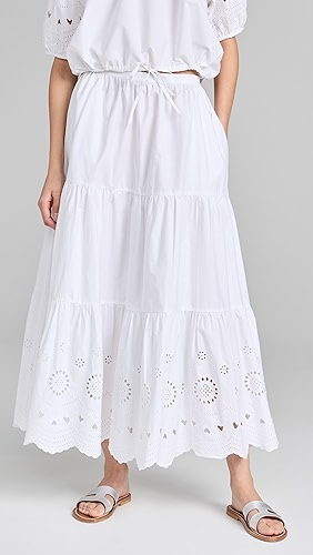 Kerri Rosenthal Gabrielle Eyelet Maxi Skirt.