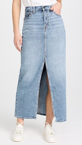 Levi's Ankle Column Skirt.