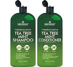 Tea Tree Mint Shampoo and Conditioner - Pure Tea Tree Oil & Peppermint Oil - Fights Hair Loss, Promotes Hair Growth, Fights…