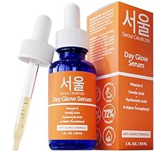 Korean Skin Care 20% Vitamin C Hyaluronic Acid Serum + CE Ferulic Acid - Potent Anti Aging, Anti Wrinkle Korean Beauty 1oz