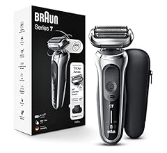 Braun Series 7 7020s Flex Electric Razor for Men with Precision Trimmer, Wet & Dry, Rechargeable, Cordless Foil Shaver, Sil…