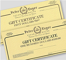 GIFT CERTIFICATES