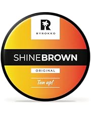 BYROKKO Shine Brown Sunbed Tanning Accelerator (210 ml), Sunbed Cream Effective in Sunbeds &amp; Outdoor Sun, Achieve a Natural Tan with Natural Ingredients