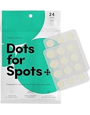 Dots for Spots Acne Patches - Pack of 24 Translucent Hydrocolloid Pimple Patch Spot Treatment Stickers for Face and Body - Fast-Acting, Vegan &amp; Cruelty Free Skin Care