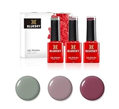 Gel Nail Polish Set, Fall Essentials, Sage Scarf 80570, Field Fox 80594, Marsala KA4036, 3 x 5 ml, Green, Dark Pink (Requir…