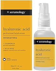 SERUMOLOGY HYALURONIC ACID Professional Facial Serum 30ml, 100% Plant Based Hydrating Skincare Serum