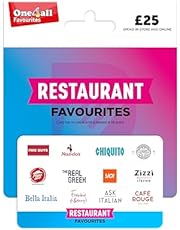 One4all Restaurant Favourites £25 - UK Redemption - Delivered by post