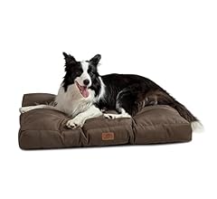 Bedsure Waterproof Dog Bed Large - Washable Dog Bed Mattress with Oxford Fabric, Water Resistant Dog Pillow Bed for Crate, …