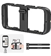 NEEWER Smartphone Video Rig, Phone Video Stabilizer Grip Vlogging Cage with Cold Shoe Tripod Moun...