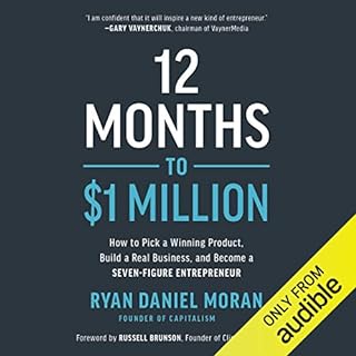 12 Months to $1 Million Audiobook By Ryan Daniel Moran cover art