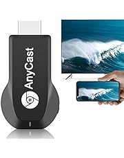 Tsemy Anycast HDTV Wireless Display Adapter WiFi 1080P Mobile Screen Mirroring Receiver Dongle to TV/Projector Receiver Support Android Mac iOS Windows