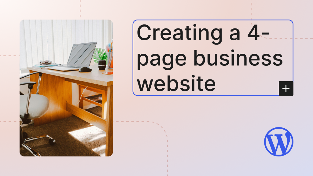 Creating a 4-page business website