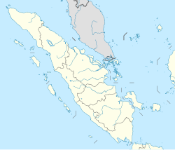 Map showing the location of Siberut National Park